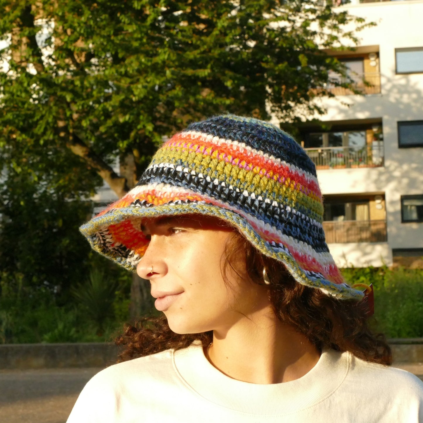 Slowmay floppy spring hat - Multi