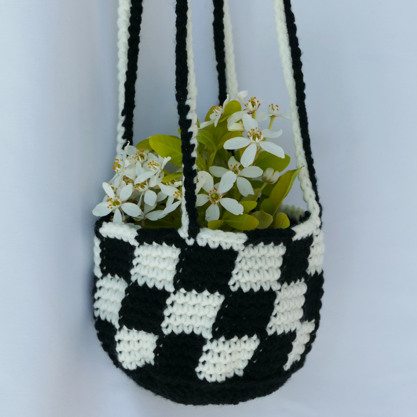 Black & White Plant Hanger