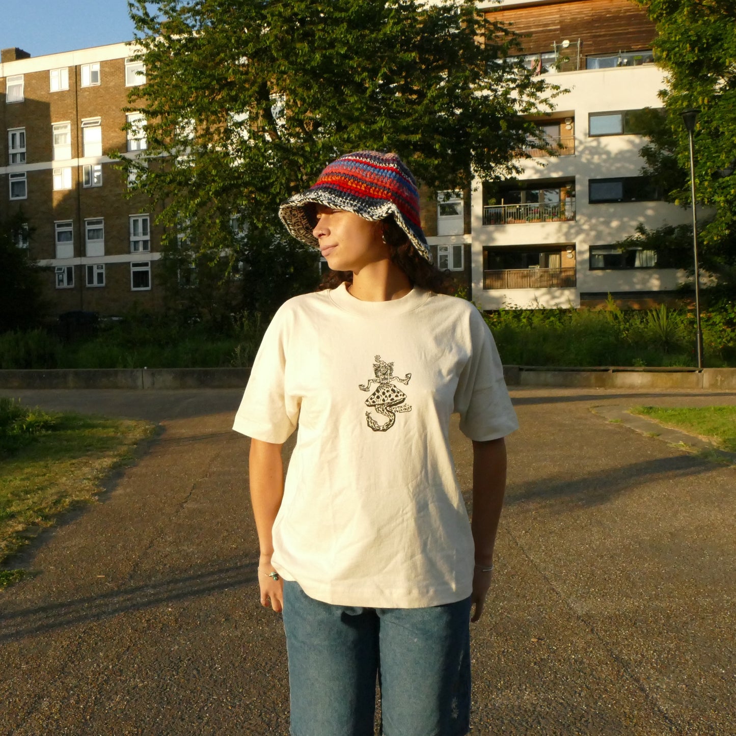 The Folktales Tee - Natural Dye